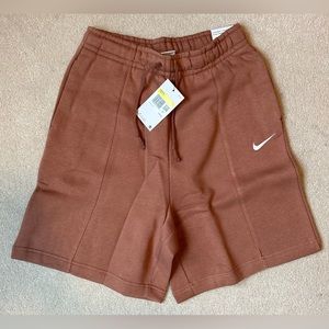 NWT Nike Women’s Sportswear Essential Fleece High Rise Shorts - S